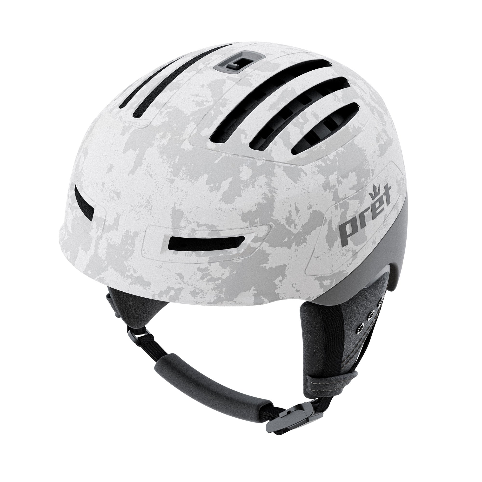 cool white and black snowboard helmet OutdoorMaster Ski & Set with OTG Ski Goggles for Adults EN1077 Class A Giro Bevel Snow Helmet in