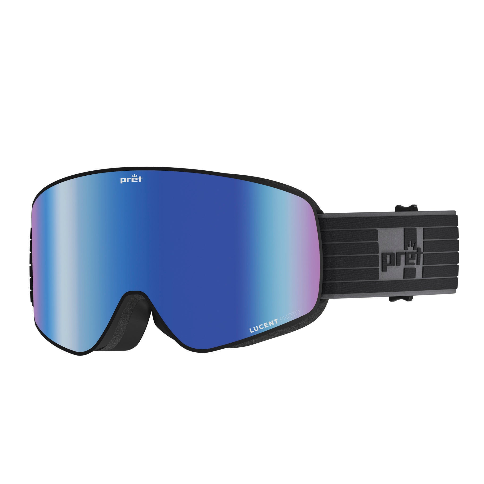 ski goggles that change with light Pret Effect Goggles S/M / Black Leaf / Lucent Photochromic Red