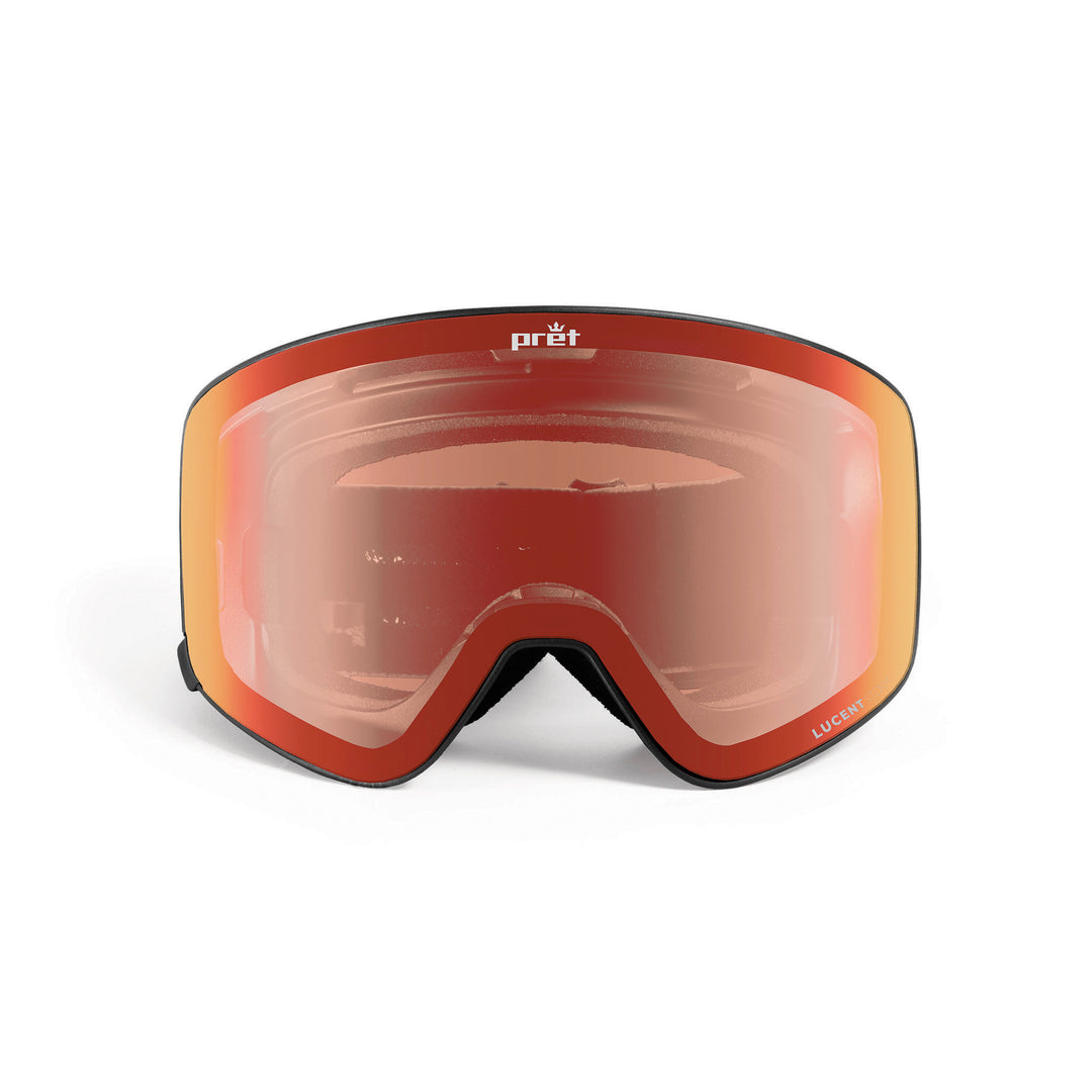 Pret Effect Goggles S/M / Black Leaf / Lucent Photochromic Red