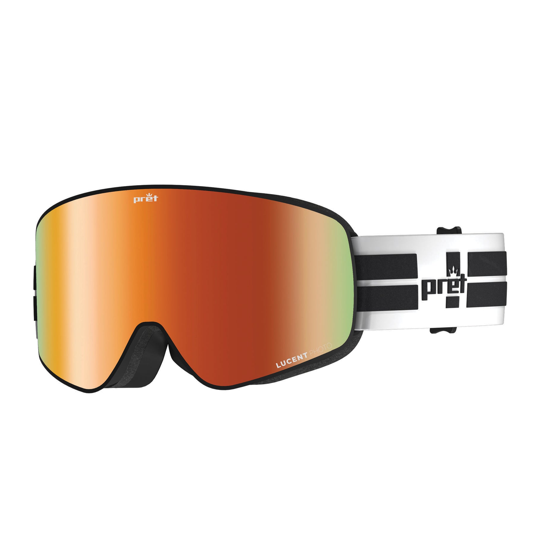 visible light transmission ski goggles Pret Effect Goggles S/M / Black Leaf / Lucent Photochromic Red