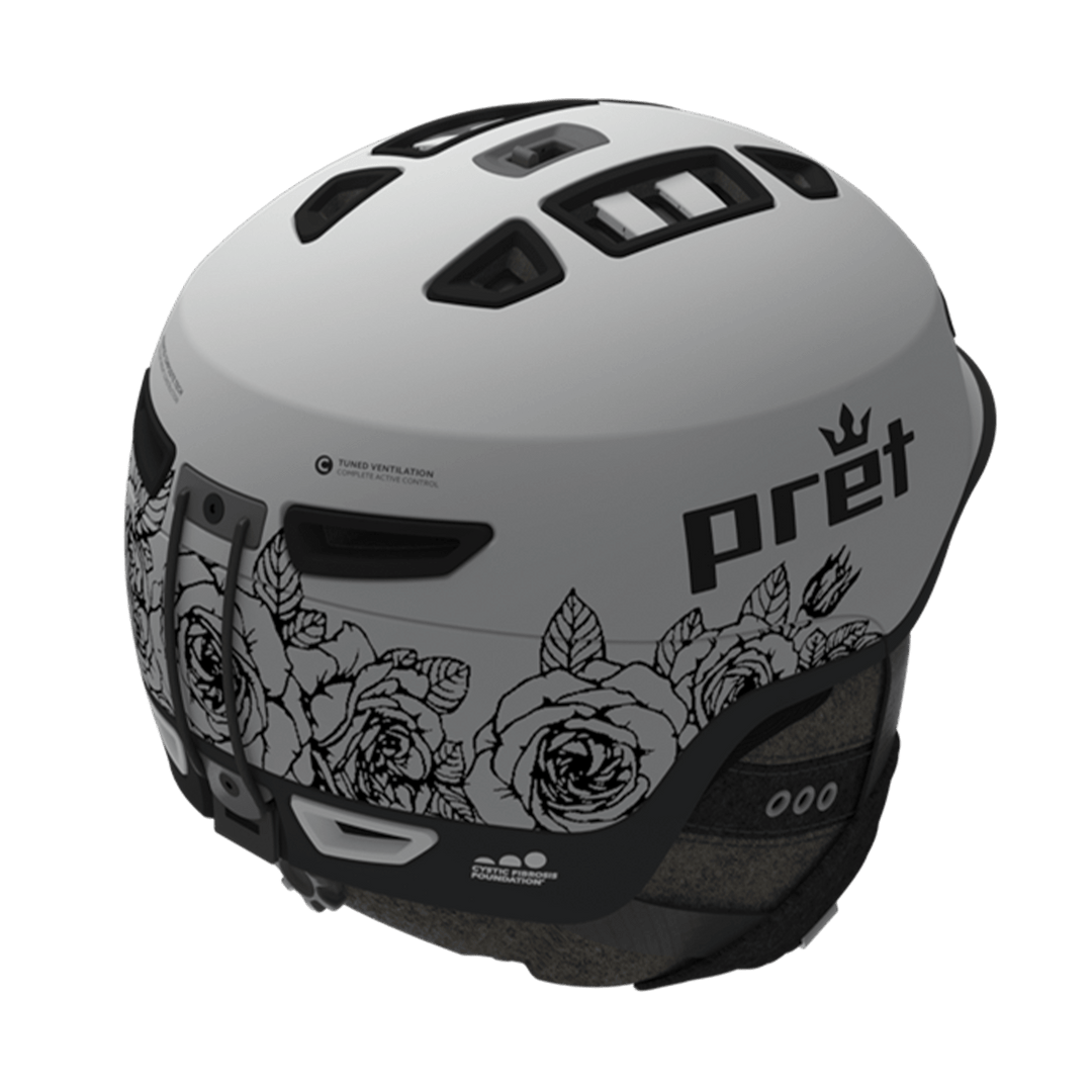 furry snowboard helmet Pret